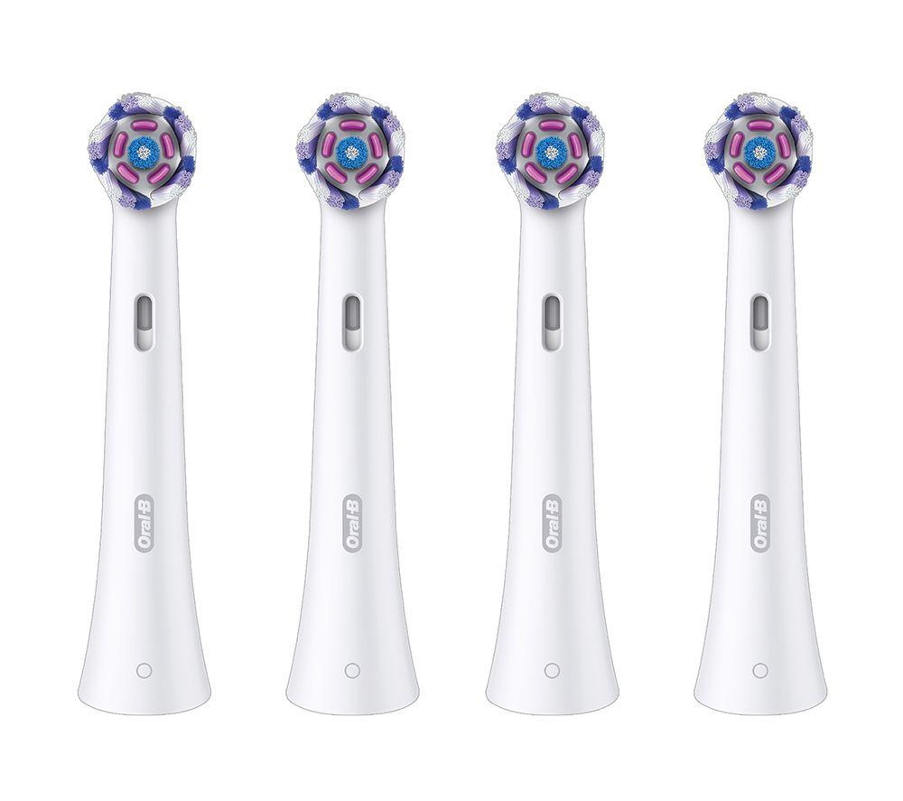 ORAL-B iO Radiant White Replacement Toothbrush Head &ndash; Pack of 4, White image number 14 of 15