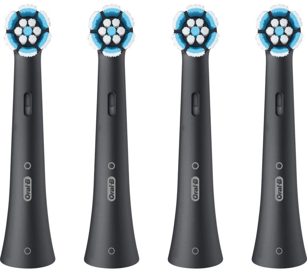 ORAL-B iO Gentle Care Replacement Toothbrush Head - Pack of 4, Black image number 3 of 3