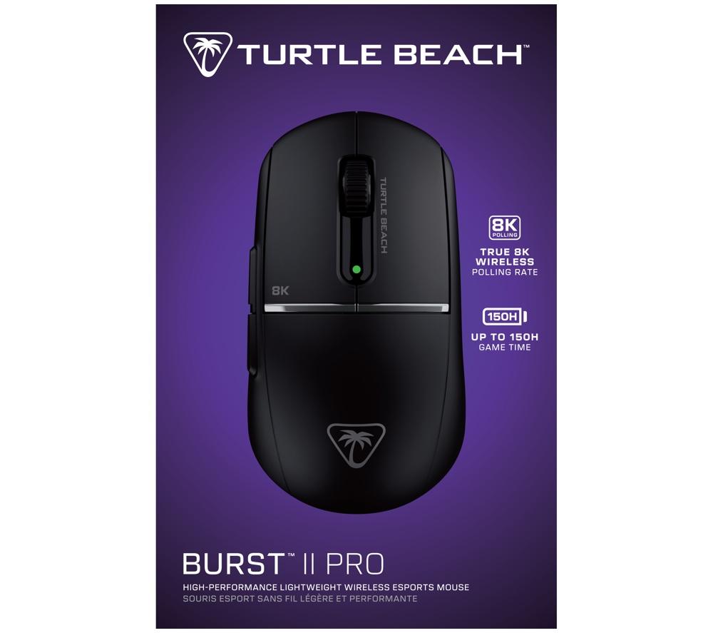 TURTLE BEACH Burst II Pro Wireless Optical Gaming Mouse - Black image number 2 of 15