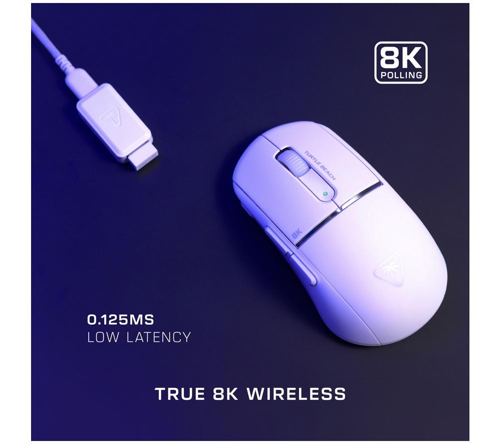 TURTLE BEACH Burst II Pro Wireless Optical Gaming Mouse - White image number 3 of 15