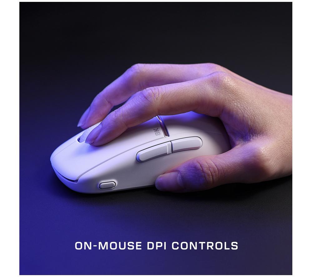 TURTLE BEACH Burst II Pro Wireless Optical Gaming Mouse - White image number 9 of 15