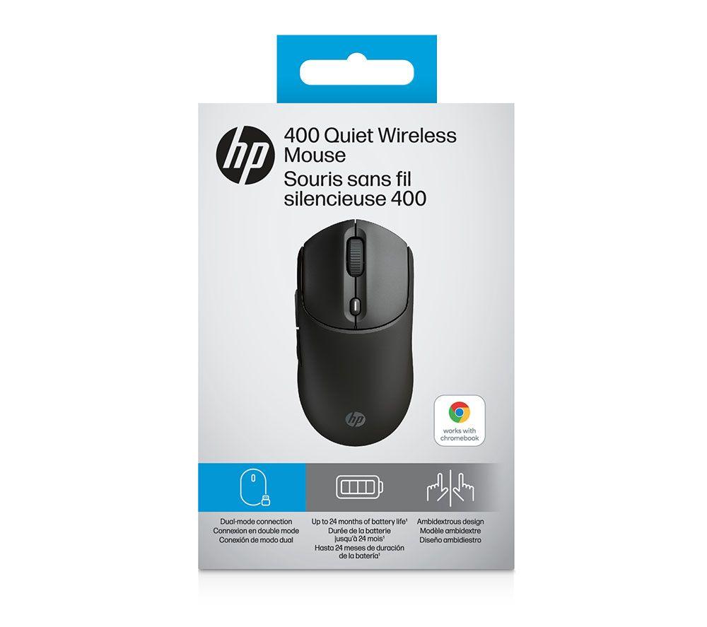 HP 400 Quiet Wireless Optical Mouse - Black image number 21 of 22