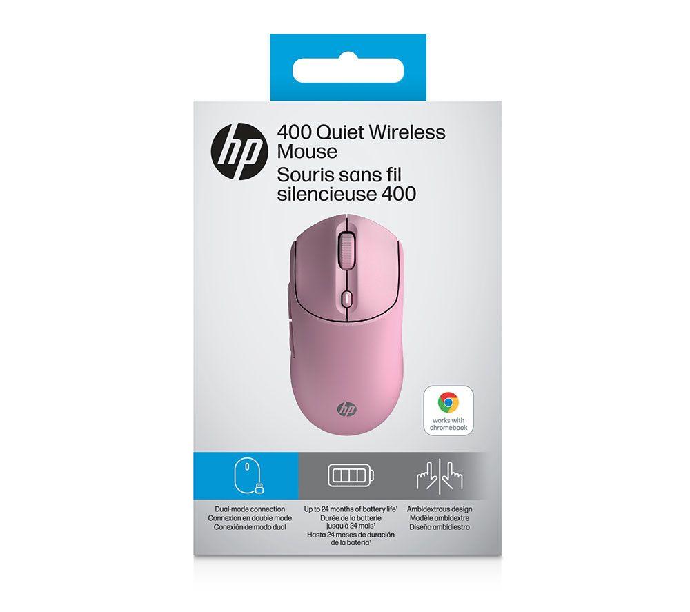 HP 400 Quiet Wireless Optical Mouse - Pink image number 23 of 24