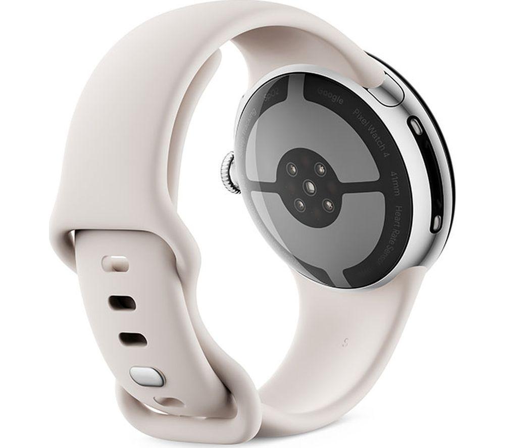 GOOGLE Pixel Watch 4 WiFi - Silver Aluminium Case with Porcelain Active Band, 45 mm image number 3 of 8