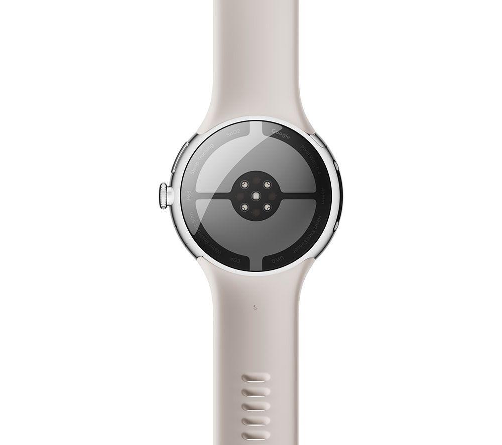 GOOGLE Pixel Watch 4 WiFi - Silver Aluminium Case with Porcelain Active Band, 45 mm image number 5 of 8