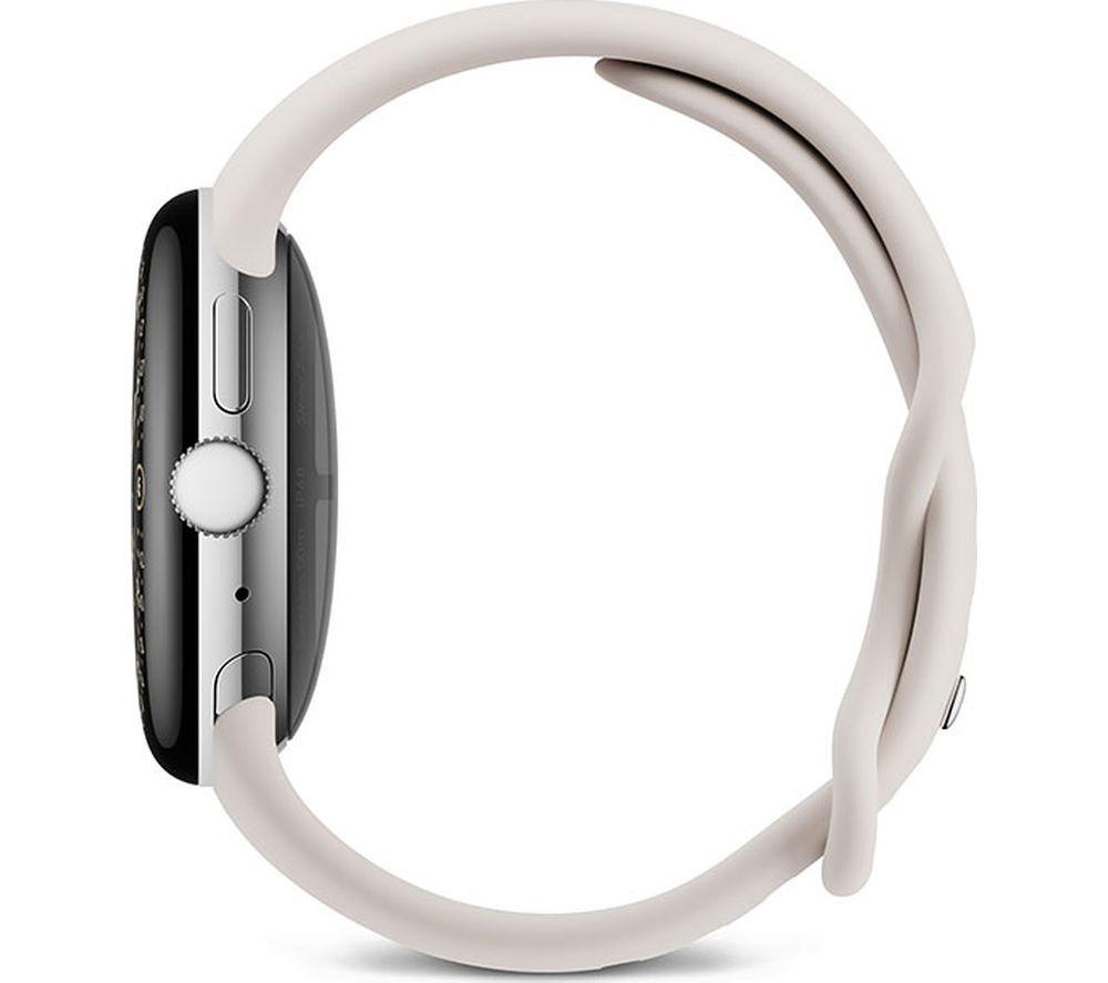 GOOGLE Pixel Watch 4 WiFi - Silver Aluminium Case with Porcelain Active Band, 45 mm image number 6 of 8