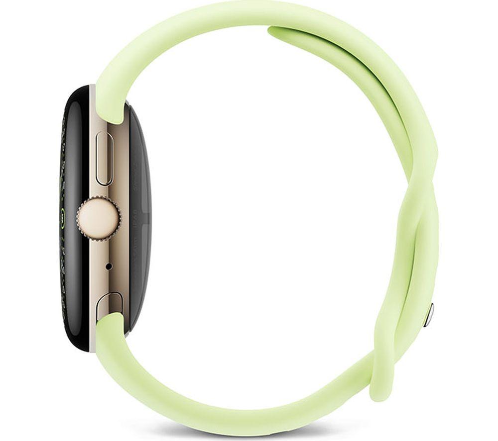 GOOGLE Pixel Watch 4 WiFi - Champagne Gold Aluminium Case with Lemongrass Active Band, 41 mm image number 5 of 7