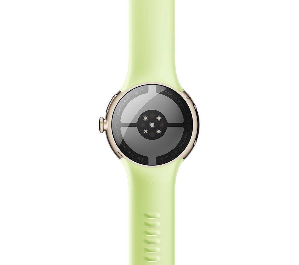 GOOGLE Pixel Watch 4 WiFi - Champagne Gold Aluminium Case with Lemongrass Active Band, 41 mm image number 6 of 7