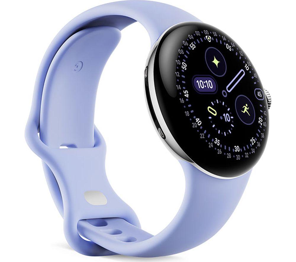 GOOGLE Pixel Watch 4 WiFi - Silver Aluminium Case with Iris Active Band, 41 mm image number 5 of 5