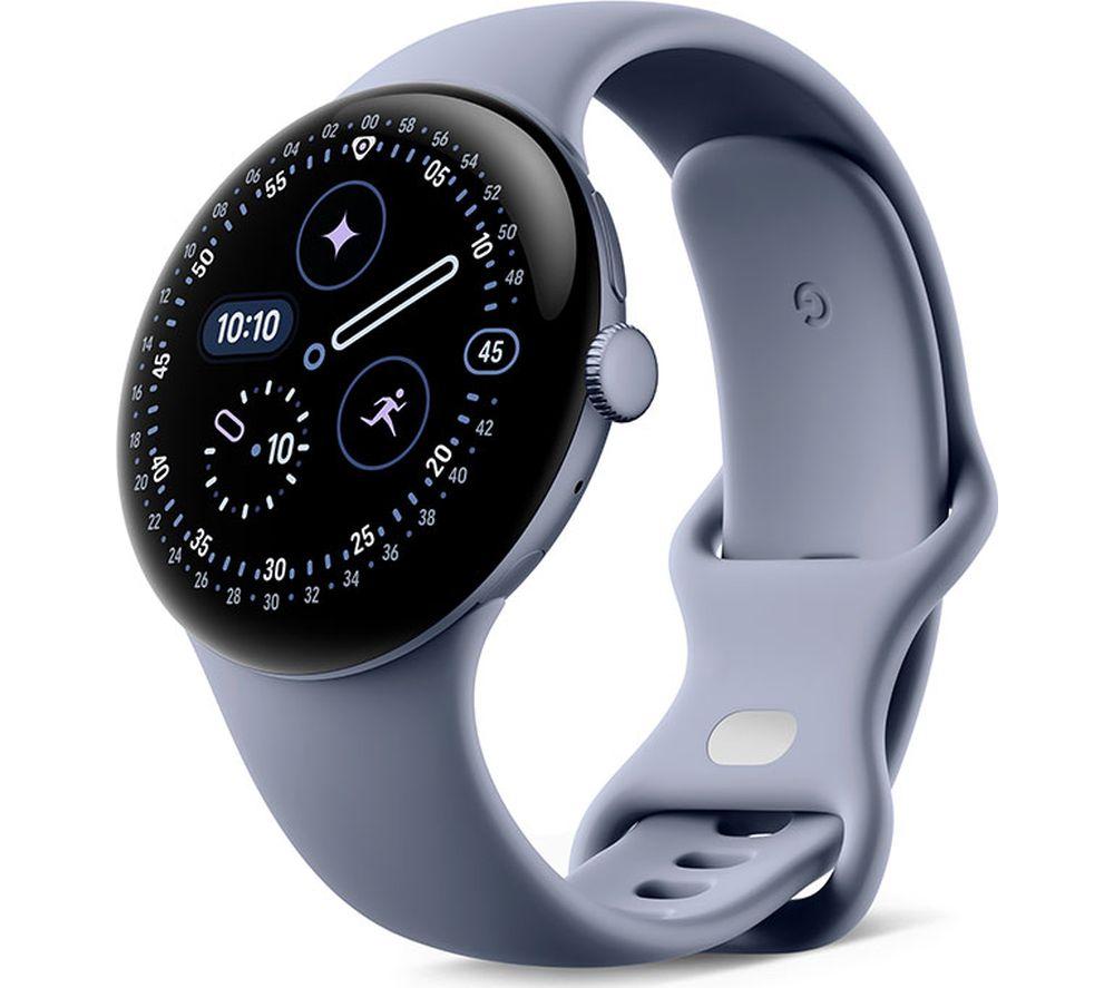 GOOGLE Pixel Watch 4 WiFi - Satin Moonstone Aluminium Case with Moonstone Active Band, 45 mm