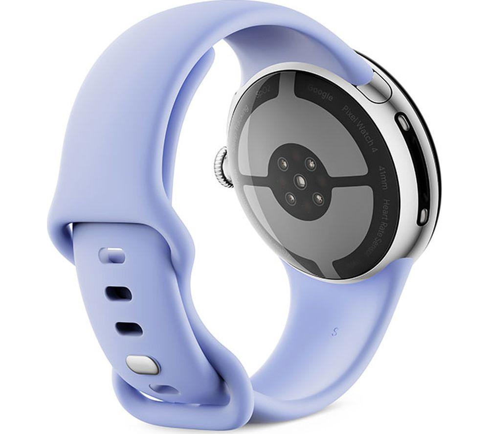 GOOGLE Pixel Watch 4 4G LTE - Silver Aluminium Case with Iris Active Band, 41 mm image number 2 of 5