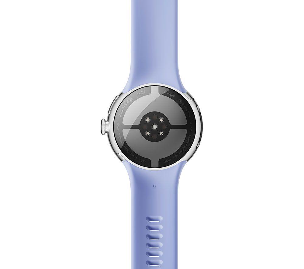 GOOGLE Pixel Watch 4 4G LTE - Silver Aluminium Case with Iris Active Band, 41 mm image number 3 of 5