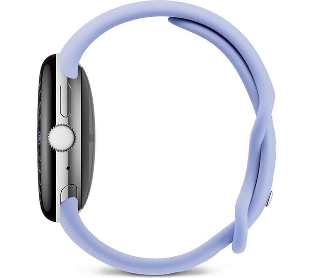 GOOGLE Pixel Watch 4 4G LTE - Silver Aluminium Case with Iris Active Band, 41 mm image number 4 of 5