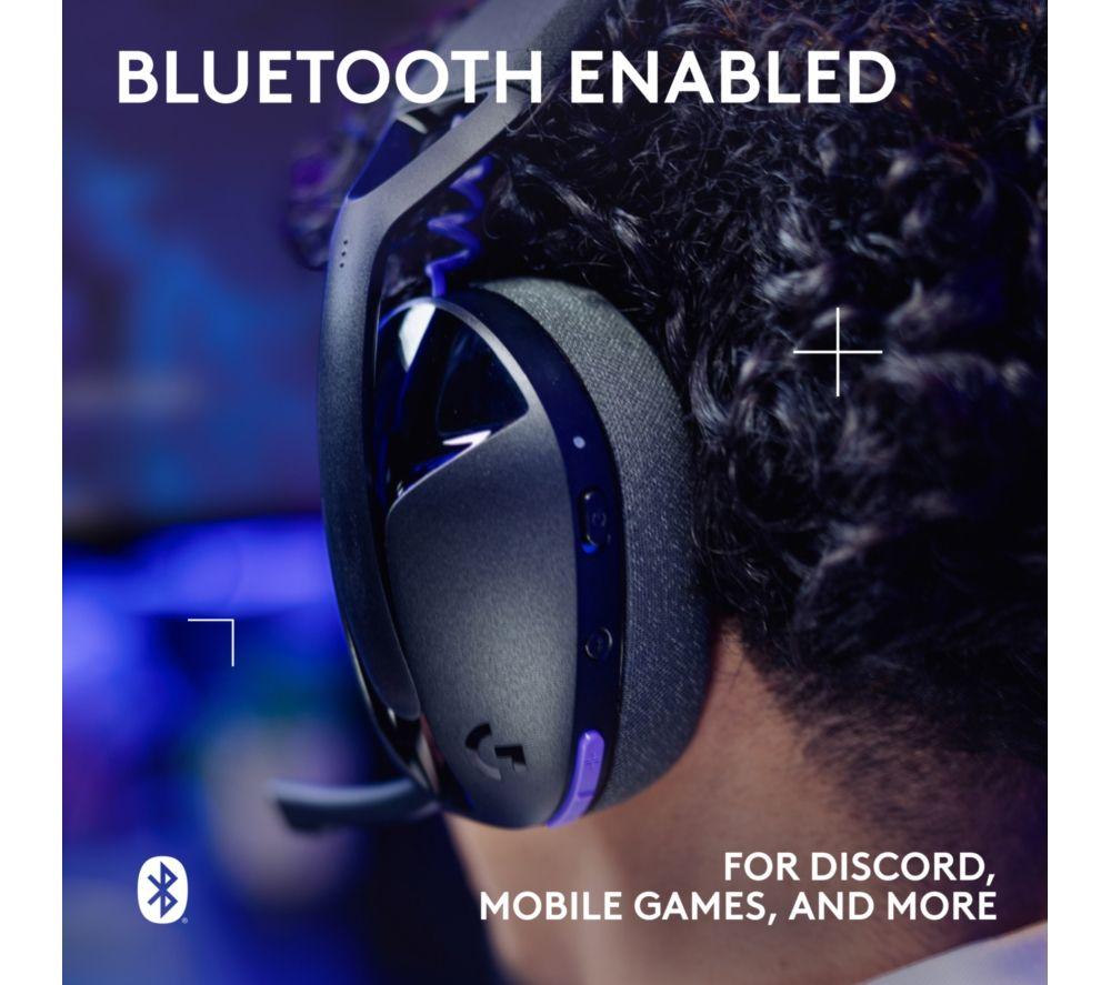 LOGITECH G321 LIGHTSPEED Wireless Bluetooth Gaming Headset - Black image number 5 of 17
