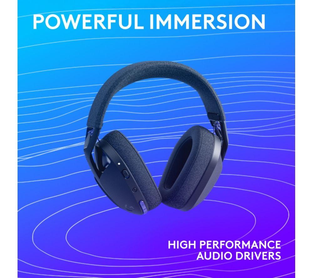 LOGITECH G321 LIGHTSPEED Wireless Bluetooth Gaming Headset - Black image number 6 of 17