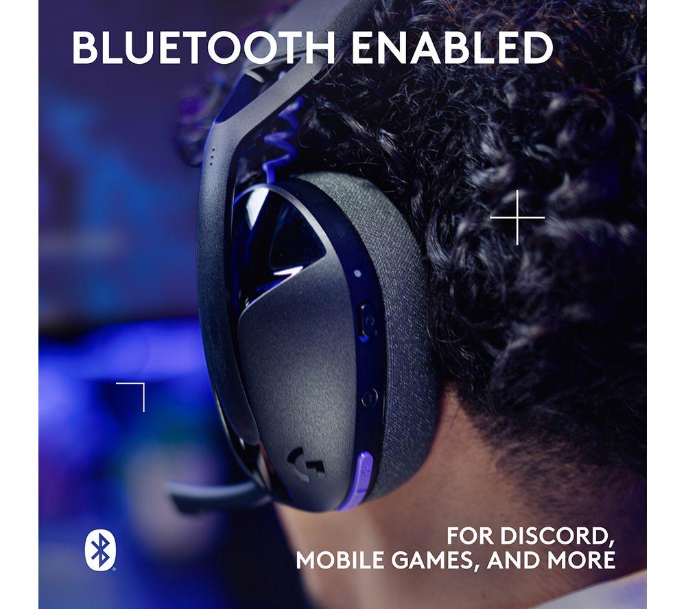 LOGITECH G321 LIGHTSPEED Wireless Bluetooth Gaming Headset - Black image number 13 of 17