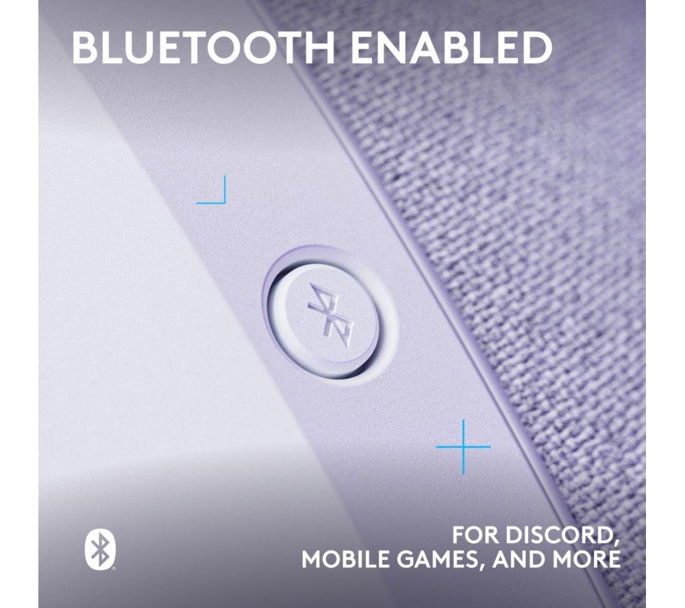 LOGITECH G321 LIGHTSPEED Wireless Bluetooth Gaming Headset - White image number 5 of 9