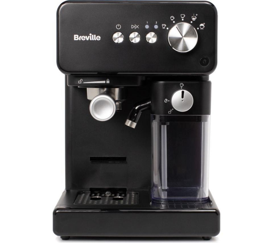 BREVILLE Prima Latte VCF183 Coffee Machine - Black