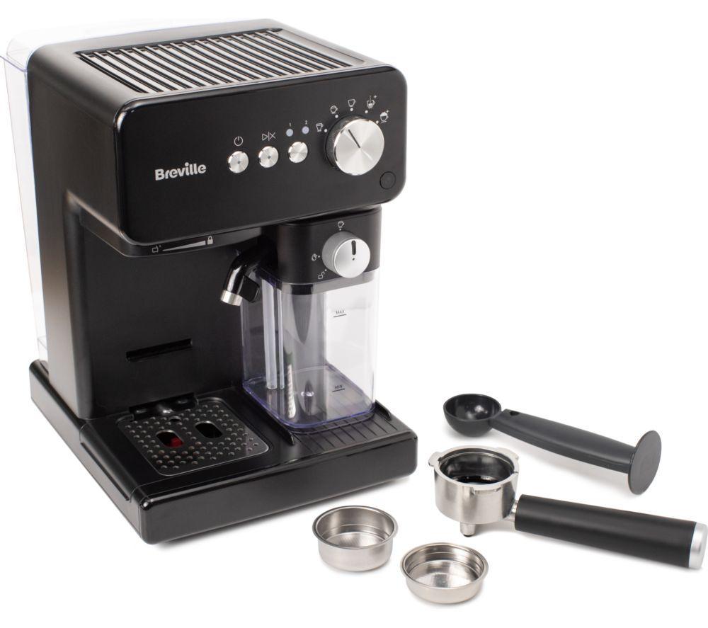 BREVILLE Prima Latte VCF183 Coffee Machine - Black image number 4 of 4