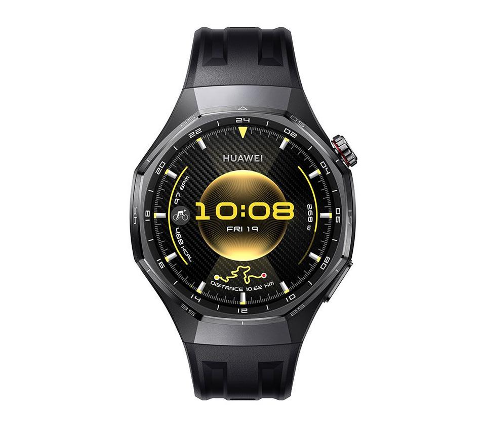 HUAWEI Watch GT 6 Pro - Titanium with Black Fluoroelastomer Strap, 46 mm