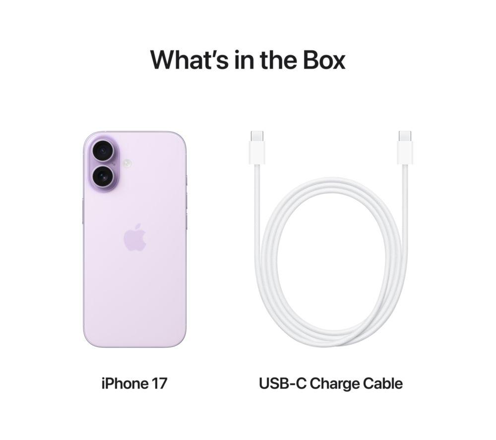 Buy APPLE iPhone 17 - 256 GB, Lavender | Currys