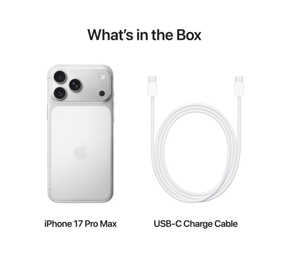 Buy APPLE iPhone 17 Pro Max - 256 GB, Silver | Currys