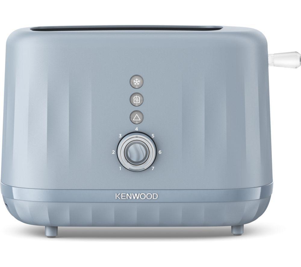 KENWOOD Ripple TCP06.000GY 2-Slice Toaster - Storm Blue Grey Matte image number 2 of 16