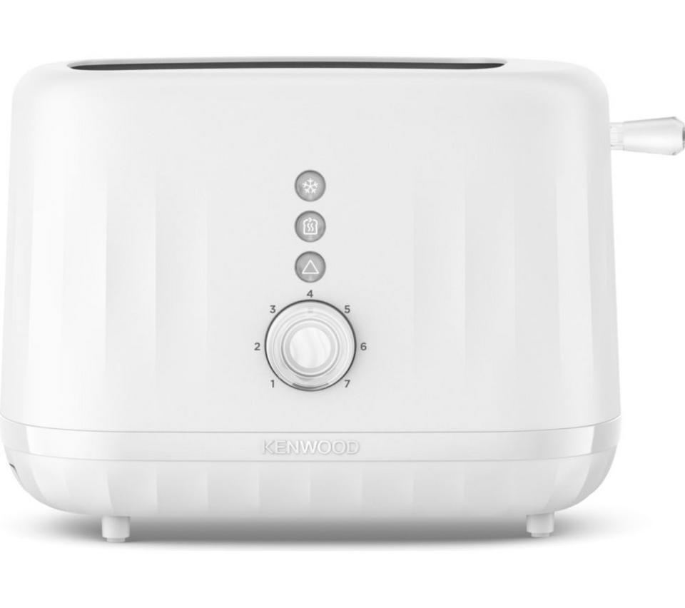 KENWOOD Ripple TCP06.000WH 2-Slice Toaster - Pure White Matte