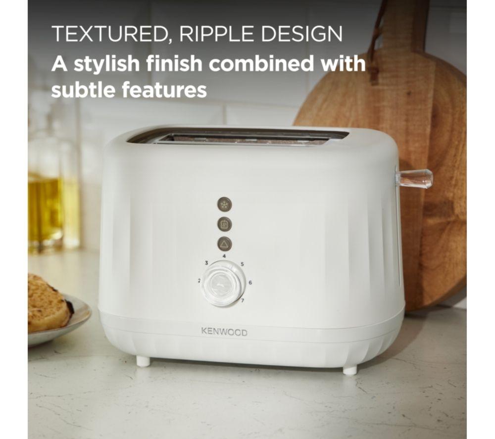KENWOOD Ripple TCP06.000WH 2-Slice Toaster - Pure White Matte image number 8 of 14