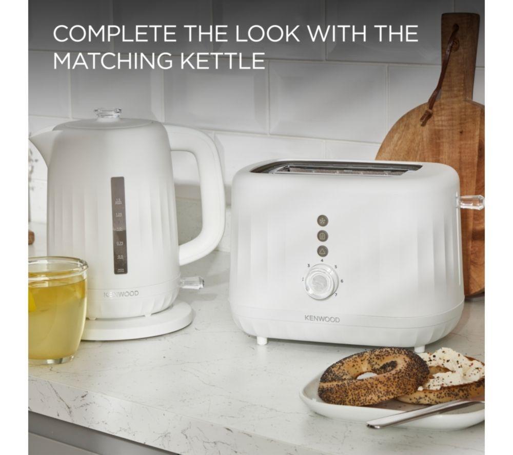 KENWOOD Ripple TCP06.000WH 2-Slice Toaster - Pure White Matte image number 11 of 14