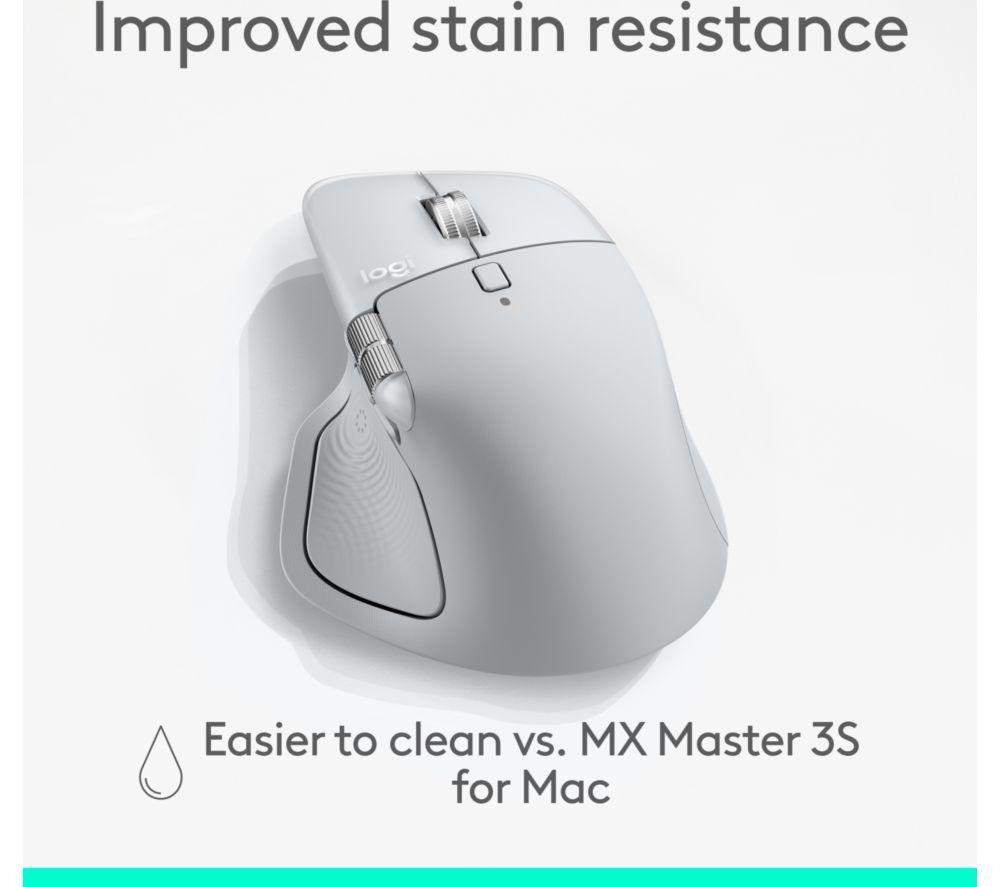 LOGITECH MX Master 4 Wireless Mouse for Mac - White Silver image number 4 of 17
