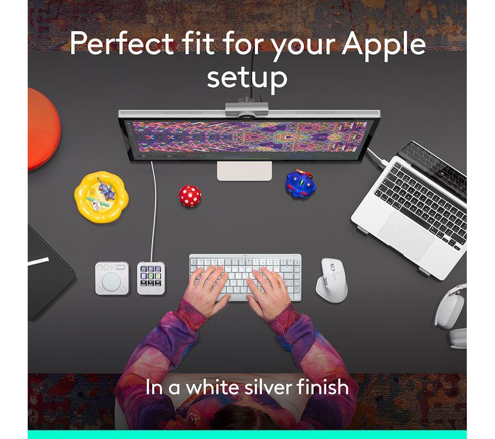LOGITECH MX Master 4 Wireless Mouse for Mac - White Silver image number 11 of 17