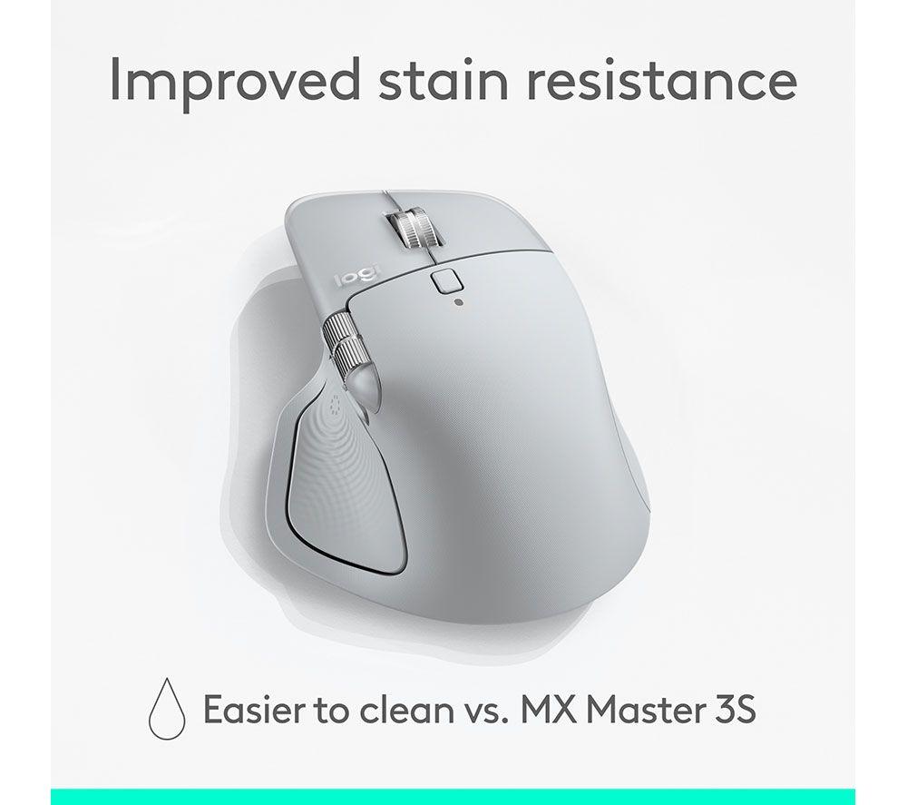 LOGITECH MX Master 4 Wireless Mouse - Pale Grey image number 9 of 13