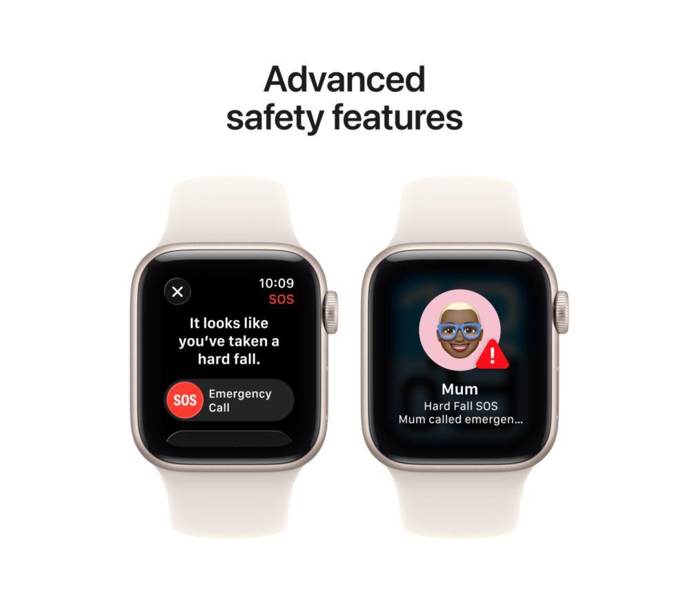 APPLE Watch SE 3 Cellular - 40 mm Starlight Aluminium Case with Starlight Sport Band, M/L image number 7 of 10