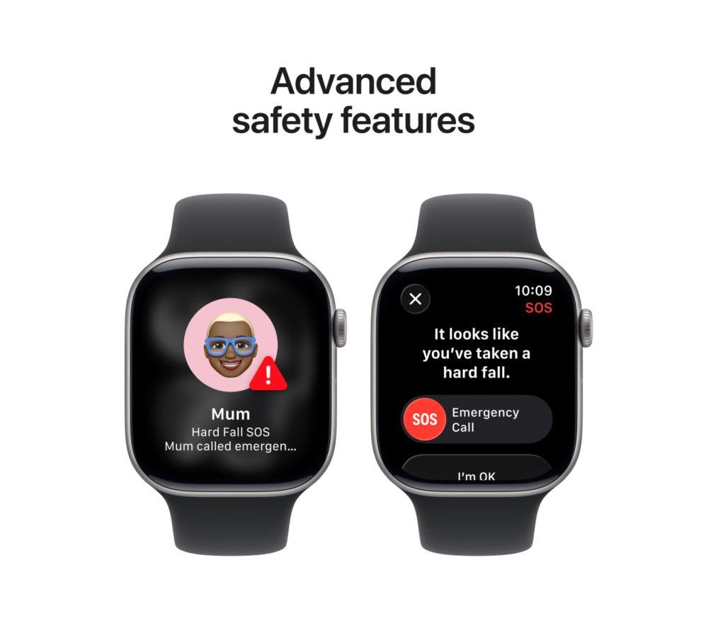 APPLE Watch Series 11 - 46 mm&nbsp;Space Grey Aluminium Case with Black Sport Band - S/M image number 6 of 10