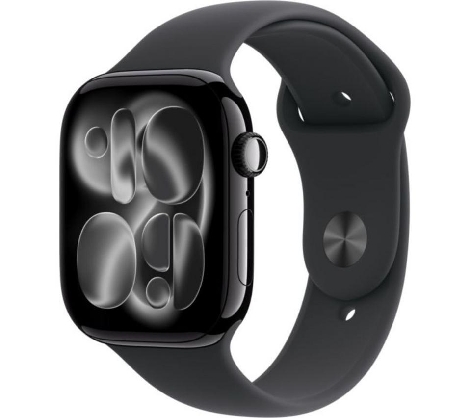 APPLE Watch Series 11 - 46 mm Jet Black Aluminium Case with Black Sport Band, M/L