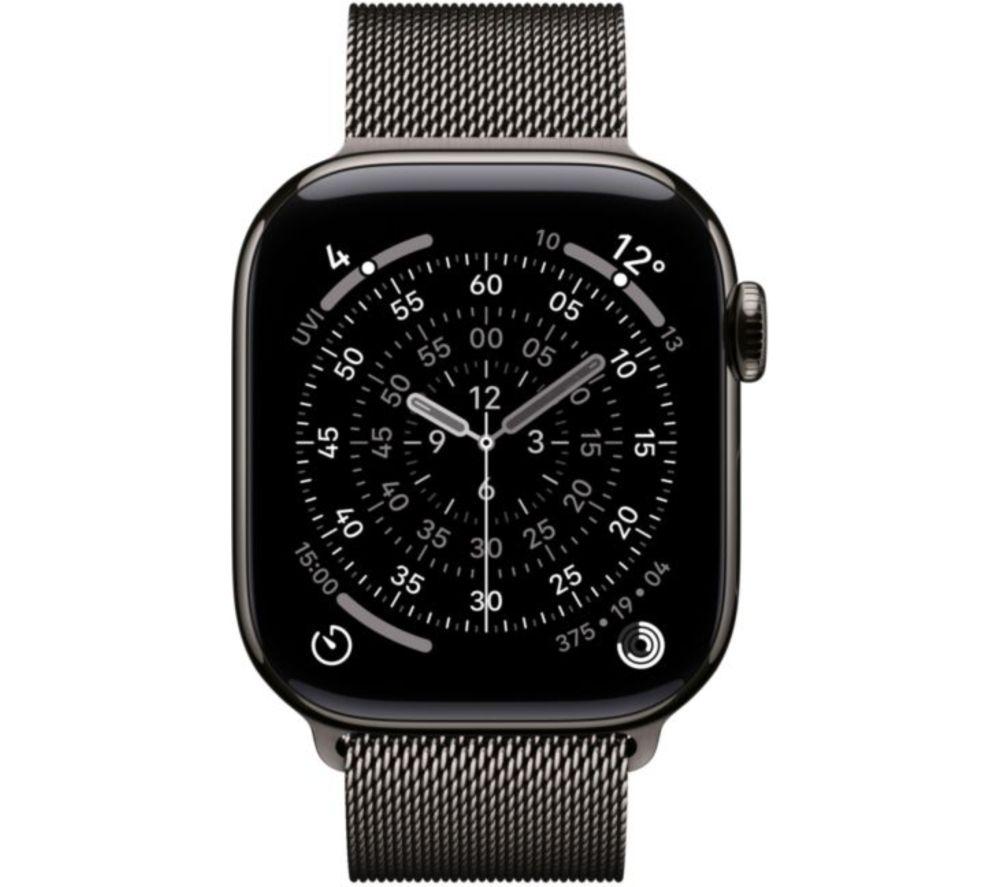 APPLE Watch Series 11 Cellular - 42 mm&nbsp;Slate Titanium Case with Slate Milanese Loop image number 2 of 10