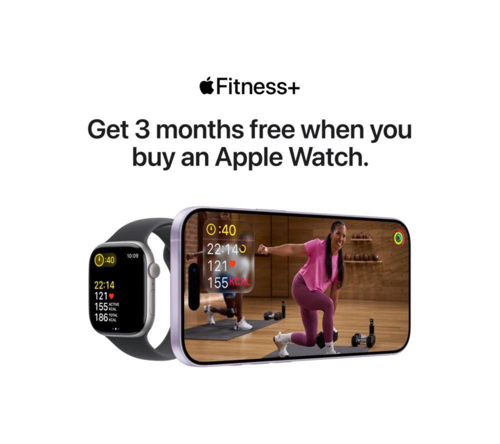 APPLE Watch Series 11 Cellular - 46 mm Silver Aluminium Case with Purple Fog Sport Band, S/M image number 10 of 10