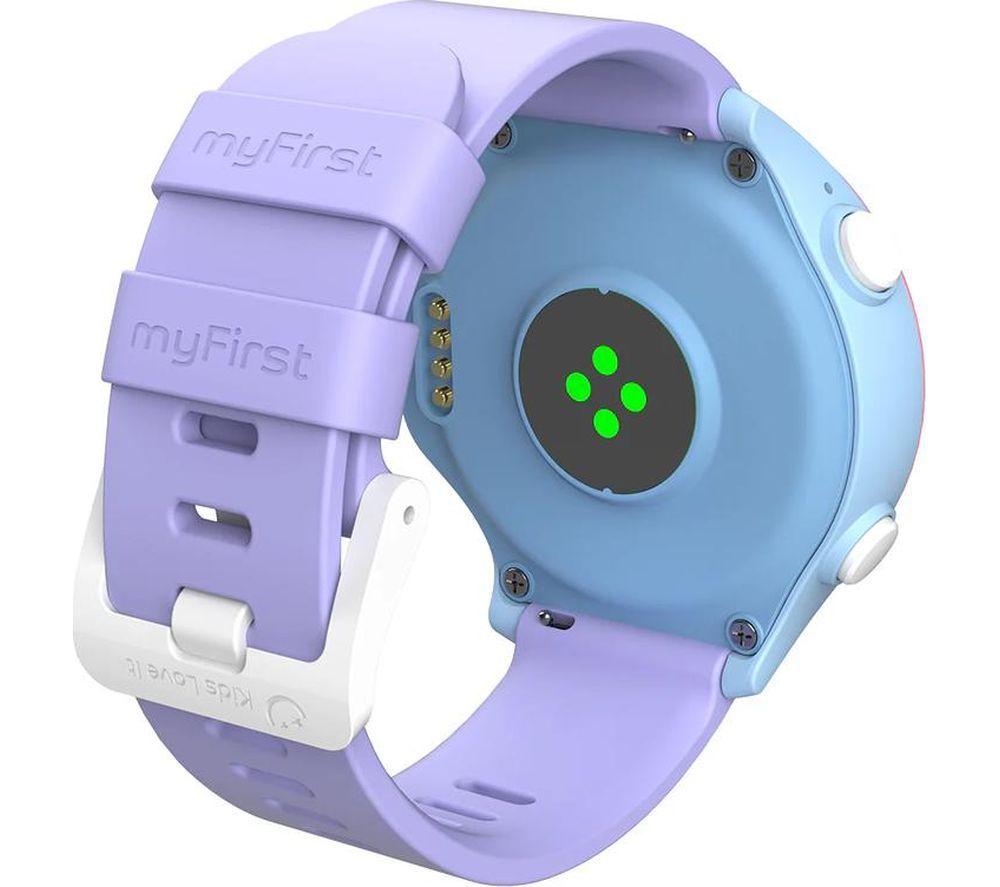 MYFIRST Fone R2 Smart Watch for Kids - Cotton Candy Mix, Silicon Strap - 145 mm image number 5 of 5