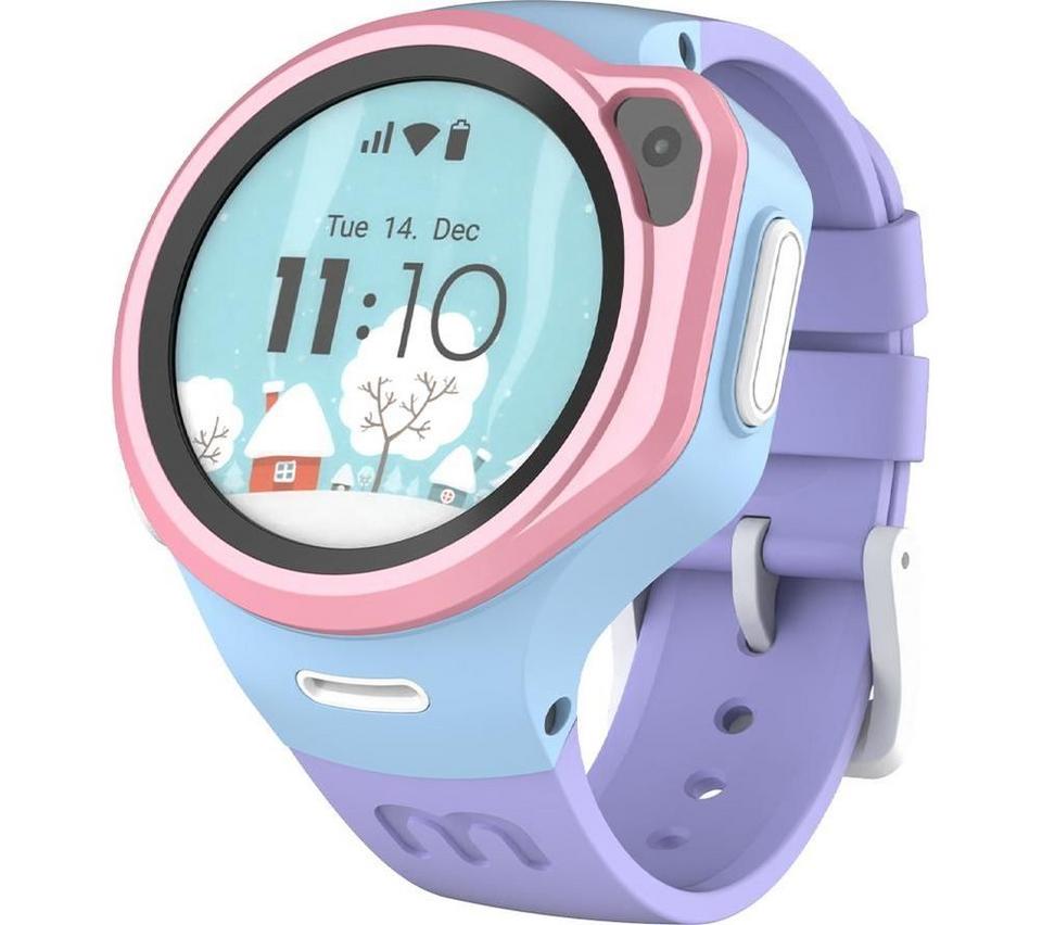 MYFIRST Fone R1s Smart Watch for Kids - Cotton Candy, Silicone Strap - S/M