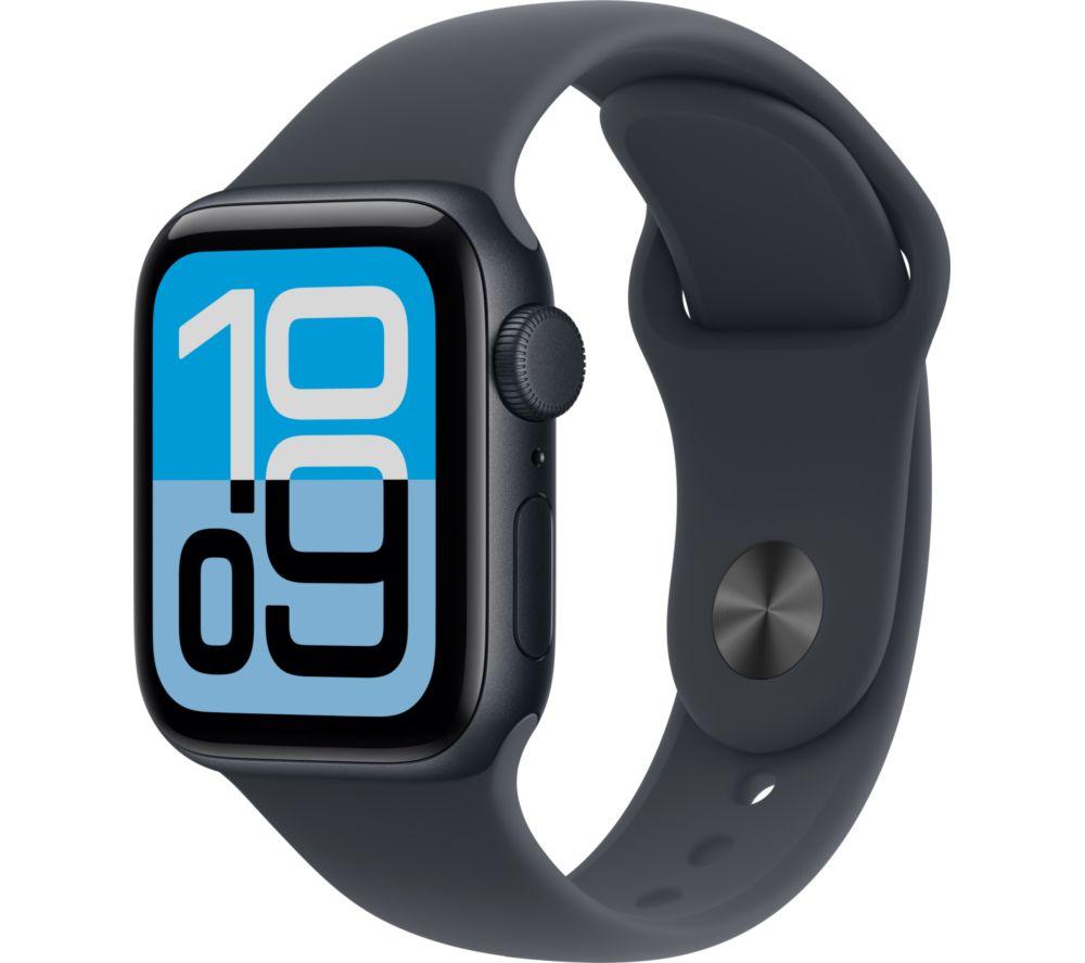 APPLE Watch SE 3 - 40 mm Midnight Aluminium Case with Midnight Sport Band, M/L