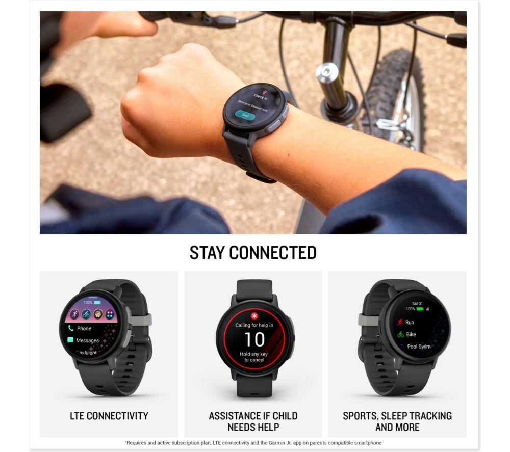 GARMIN Bounce 2 Kids Smart Watch - Slate Grey image number 4 of 13