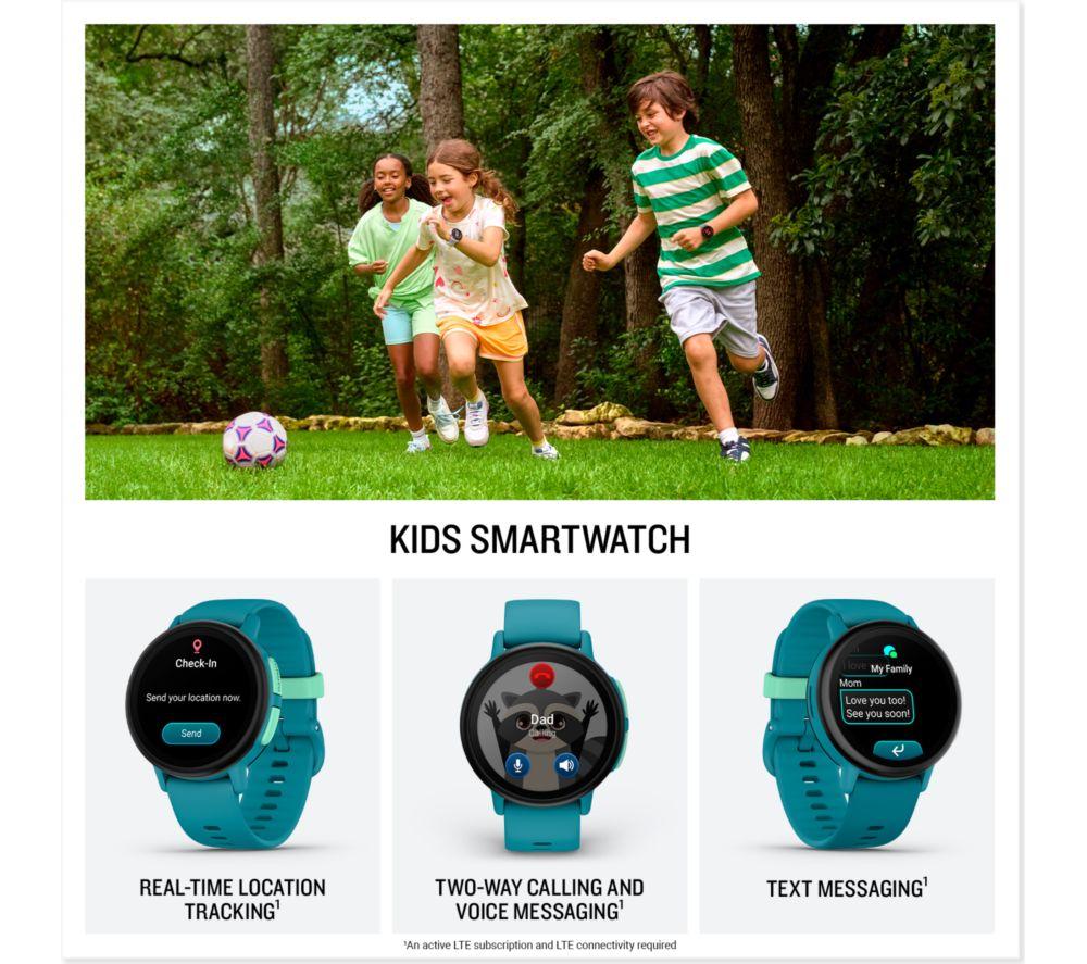 GARMIN Bounce 2 Kids Smart Watch - Turquoise image number 2 of 13
