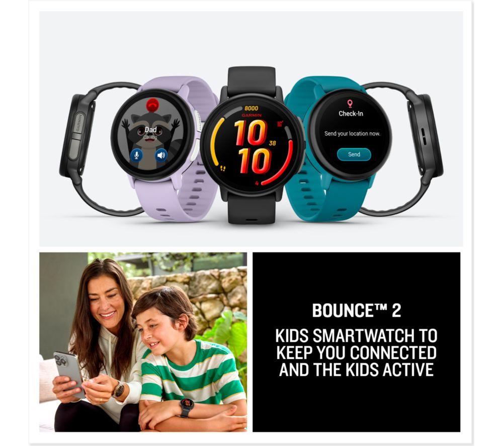 GARMIN Bounce 2 Kids Smart Watch - Light Purple image number 6 of 13