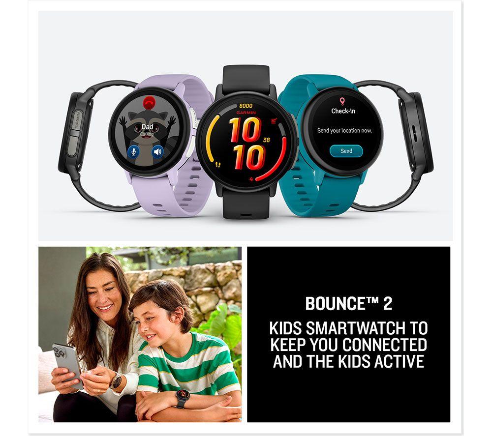 GARMIN Bounce 2 Kids Smart Watch - Light Purple image number 12 of 13