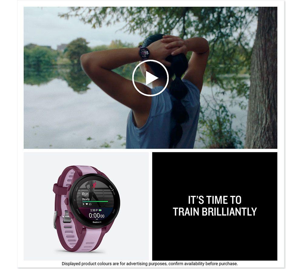 GARMIN Forerunner 165 Music Sports Watch - Black & Slate, 43 mm image number 4 of 5