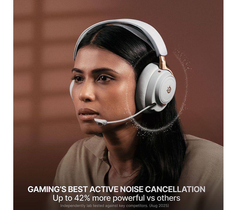 STEELSERIES Arctis Nova Elite Wireless 7.1 Gaming Headset - Sage & Gold image number 6 of 11