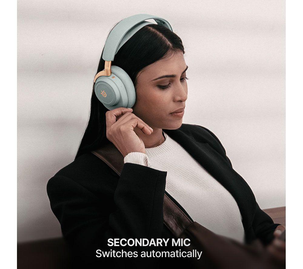 STEELSERIES Arctis Nova Elite Wireless 7.1 Gaming Headset - Sage & Gold image number 8 of 11
