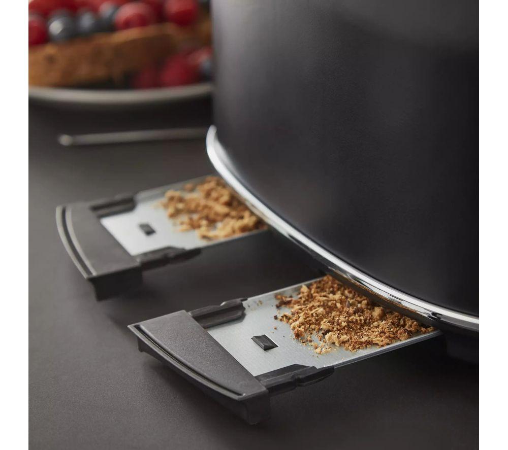 TOWER Renaissance 4-Slice Toaster and Kettle Bundle - Black image number 4 of 7