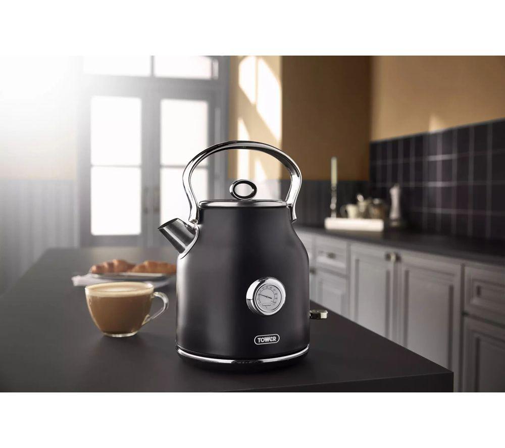 TOWER Renaissance 4-Slice Toaster and Kettle Bundle - Black image number 5 of 7
